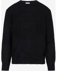 Off-White c/o Virgil Abloh - Arrow Intarsia Knitted Mohair Sweater - Lyst