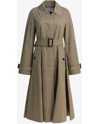 Burberry - "car Coat Ellingham Fit-and-flare" Trench Coat - Lyst