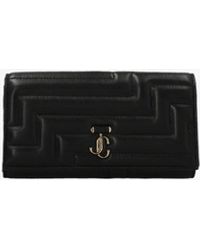 Jimmy Choo - Martina Quilted Leather Wallet - Lyst