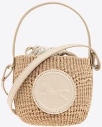 Chloé - Mini Horse Medal Woven Shoulder Bag - Lyst