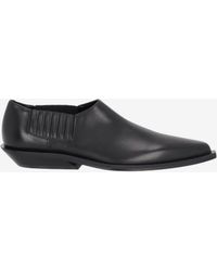 Ann Demeulemeester - Aden Leather Loafers - Lyst
