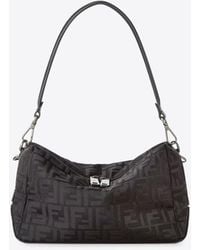Fendi - Medium Lui Ff Nylon Shoulder Bag - Lyst