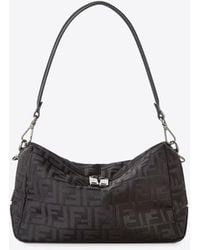Fendi - Medium Lui Ff Nylon Shoulder Bag - Lyst