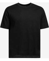 Herno - Crewneck Piqué T-Shirt - Lyst