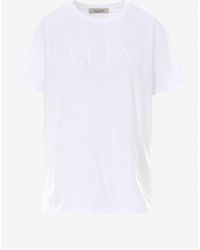 Valentino Vltn Jersey T-shirt - White