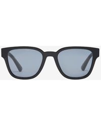 Prada - Metal Plaque Square Sunglasses - Lyst