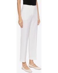 P.A.R.O.S.H. - High-Waist Tailored Wool Pants - Lyst
