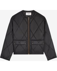 Celine - Quilted Zip Jacket - Lyst