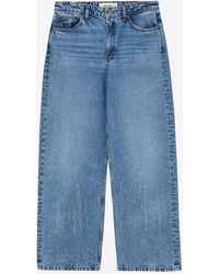Skall Studio - Willow Wide-Leg Washed Jeans - Lyst