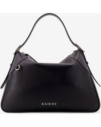Gucci - Large Gg Emblem Leather Shoulder Bag - Lyst