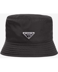 Prada - Logo Re-Nylon Bucket Hat - Lyst