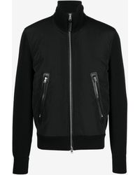 Tom Ford - Zip-Up Bomber Jacket - Lyst