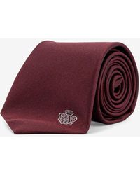 Gucci - Logo Crest Jacquard Silk Tie - Lyst