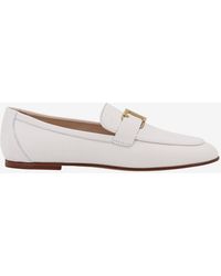 Tod's - T Timeless Calf Leather Loafers - Lyst