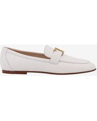 Tod's - T Timeless Calf Leather Loafers - Lyst