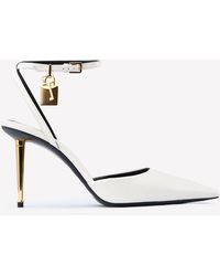 Tom Ford - Padlock 85 Shiny Leather Pointed Pumps - Lyst