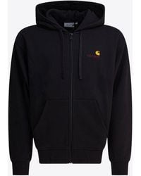 Carhartt - American Script Zip-Up Hooded Sweatshirt - Lyst