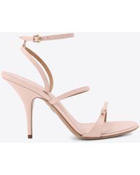 Ferragamo - Ariel 95 Patent Leather Sandals - Lyst