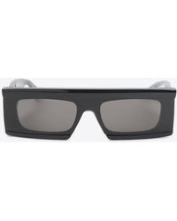 Alaïa - Square-Frame Logo Sunglasses - Lyst