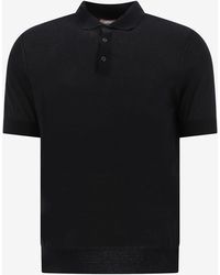 Brunello Cucinelli - Logo Embroidered Polo T-Shirt - Lyst