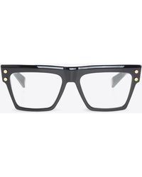 Balmain - B-V Rectangular Optical Glasses - Lyst