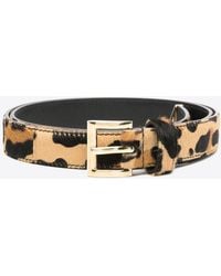 Prada - Leopard Print Buckled Belt - Lyst