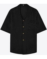 Versace - Barocco Jacquard Short-Sleeved T-Shirt - Lyst