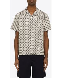 A.P.C. - Lloyd Short-Sleeved Patterned Shirt - Lyst