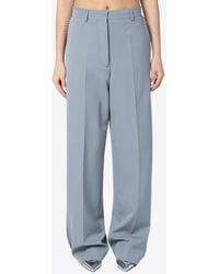 Stella McCartney - Falabella Wide-Leg Pants - Lyst