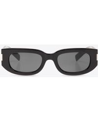 Saint Laurent - Sl 697 Square-Framed Sunglasses - Lyst