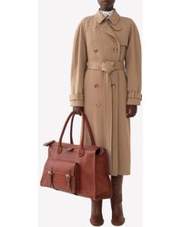 Chloé - Long Belted Trench Coat - Lyst