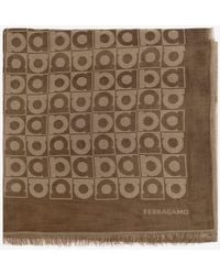 Ferragamo - Scarf With Monogram - Lyst