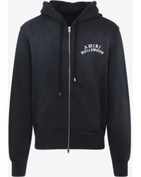 Amiri - Cotton Hollywood Zip Hoodie - Lyst