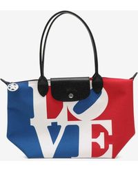 Longchamp - X Roberto Indiana Medium Tote Bag - Lyst