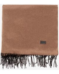 Saint Laurent - Fringed Cashmere And Silk Scarf - Lyst