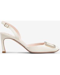 Roger Vivier - Trompette 70 Patent Leather Slingback Pumps - Lyst