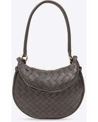 Bottega Veneta - Small Gemelli Intrecciato Leather Shoulder Bag - Lyst