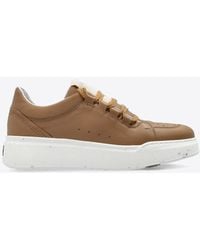 Max Mara - Active Suede Lace-Up Sneakers - Lyst