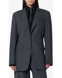 Our Legacy - Wool-Blend Single-Breasted Blazer - Lyst