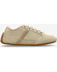Givenchy - Mesh And Suede Slim Sneakers - Lyst