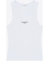 Givenchy - Logo-Printed Sleeveless T-Shirt - Lyst