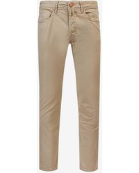 Incotex - Logo Patch Slim Jeans - Lyst