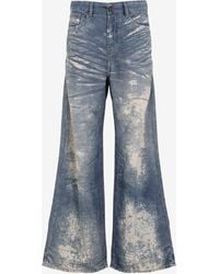 DIESEL - 1996 D-Sire-Fsf Wide-Leg Jeans - Lyst