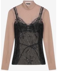 Balenciaga - Trompe L'Oeil Lingerie Top - Lyst