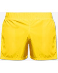 Moschino - Rubberized Logo Swim Shorts - Lyst