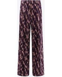 Dries Van Noten - Wide Leg Corduroy Trousers Featuring Pockets - Lyst