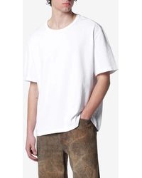 Séfr - Logo Embroidered Boxy T-Shirt - Lyst