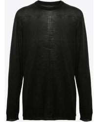 Rick Owens - Dark Oversized Level Sweater - Lyst