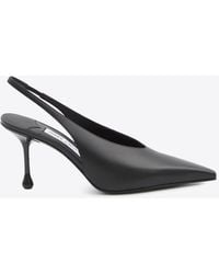 Jimmy Choo - Isa 80 Calf Leather Slingback Pumps - Lyst