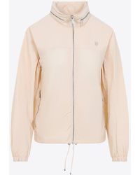 Burberry - B Shield Plaque Zip-Up Jacket - Lyst